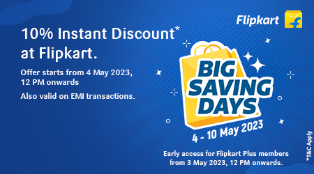 State Bank of India - Last day of sale! Shop during Big Saving Days and get  upto 80% off on Electronics and Accessories. Gift Voucher worth 5% of your  order value on