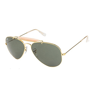 ray ban rb3129 w0228 unisex aviator sunglasses